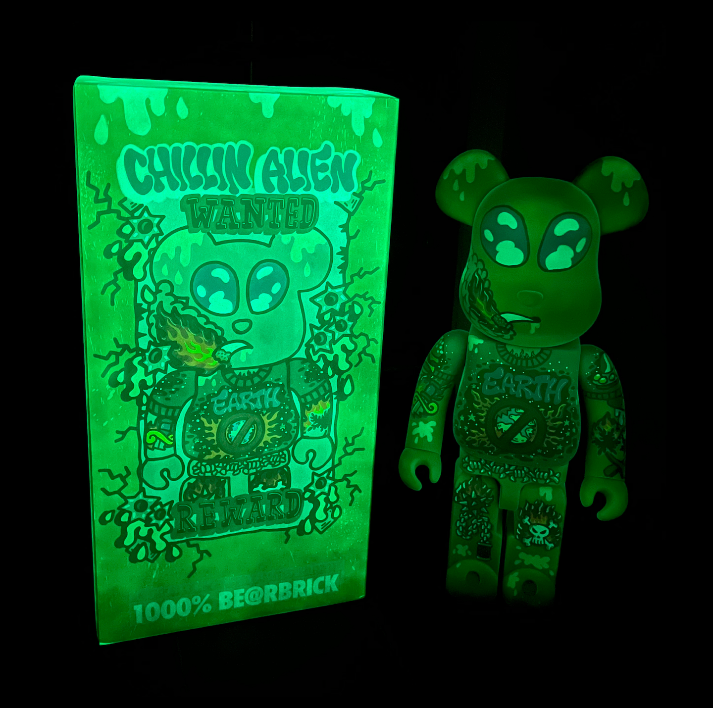 CHILLIN ALIEN BE@RBRICK 1000% [ORIGINAL]