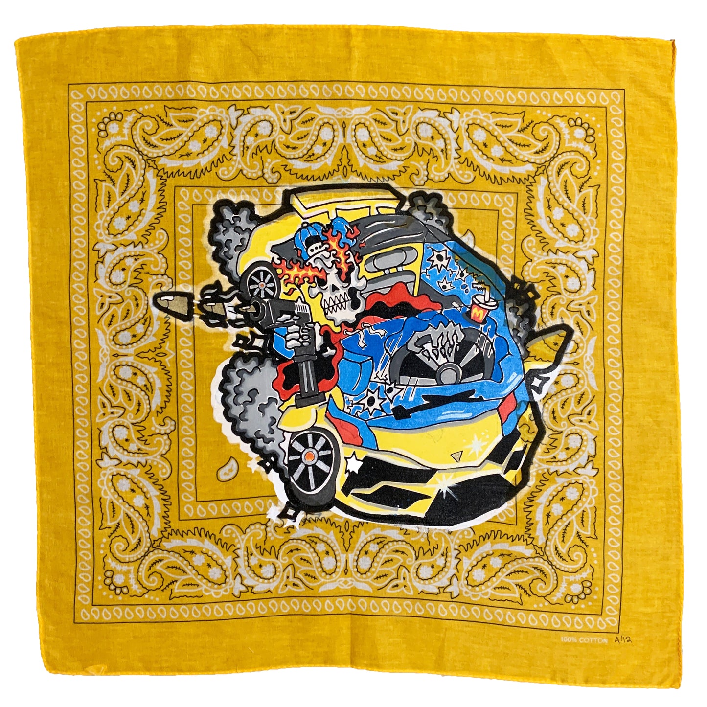 YELLOW LAMBO BANDANA